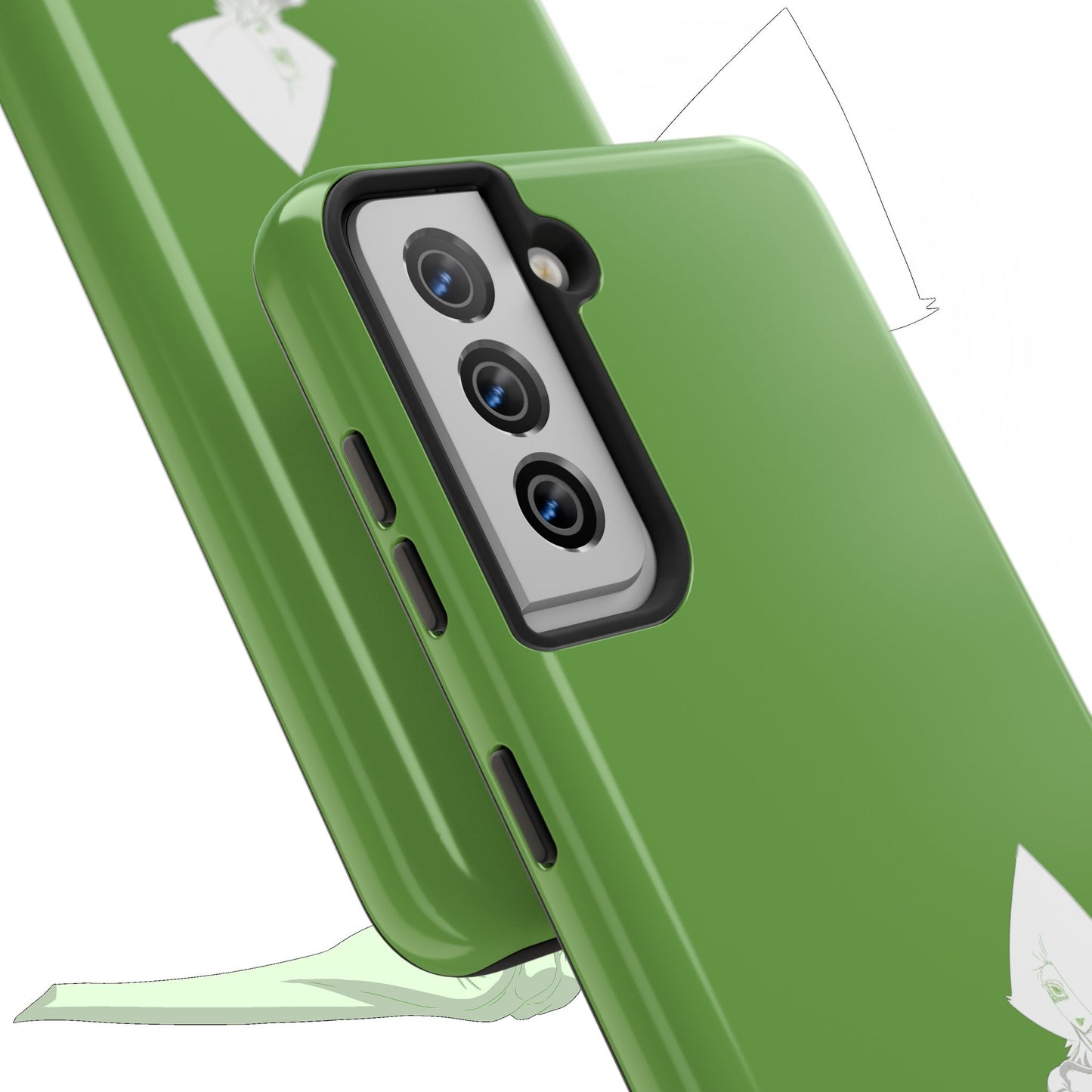 Tough Thicc Alien Girl Phone Cases