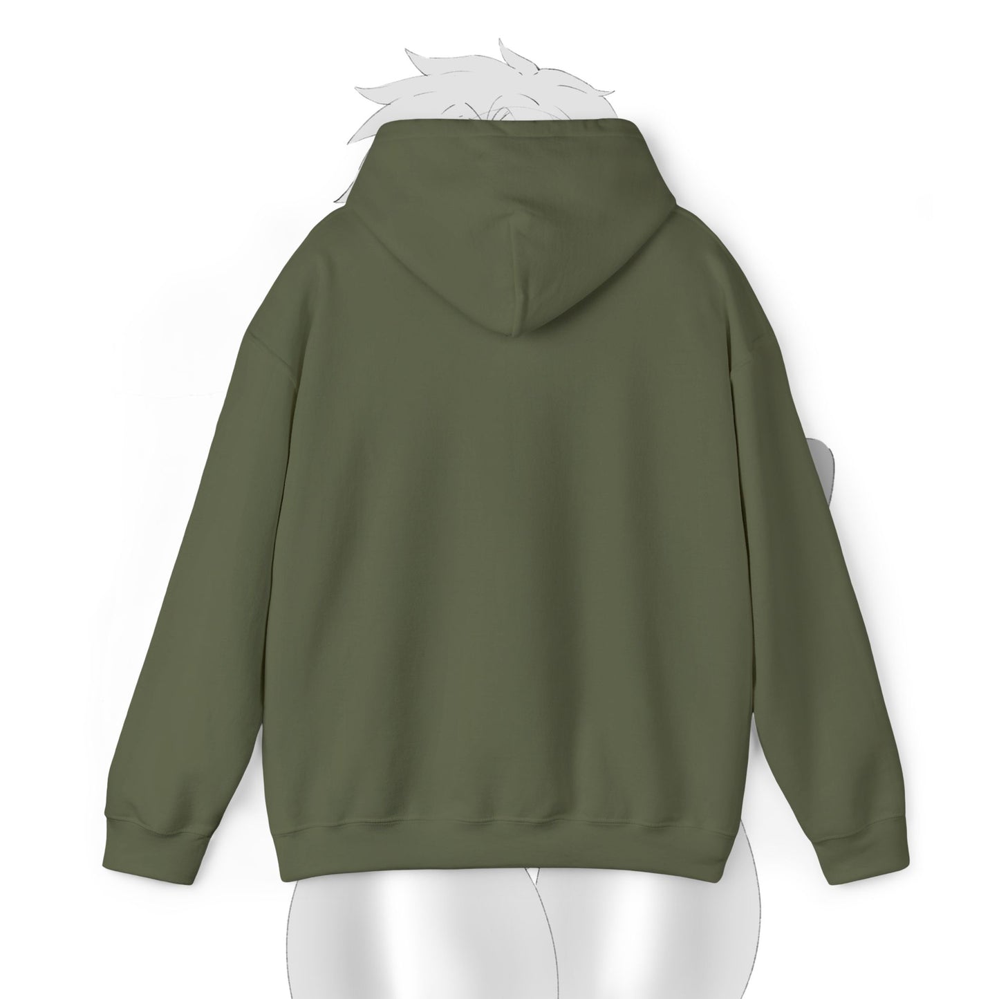 Unisex Heavy Blend™ Thicc Anime Girl Hooded