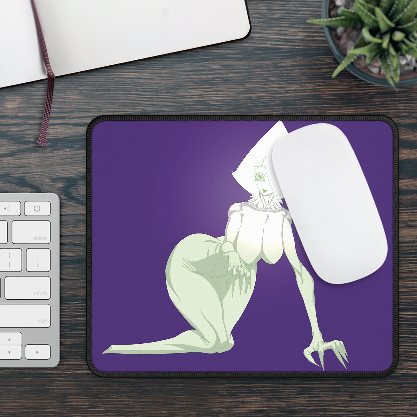 Thicc Alien Girl Gaming Mouse Pad