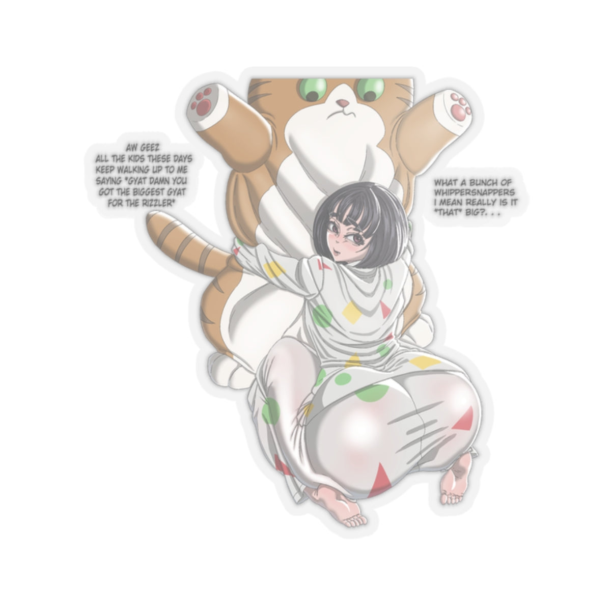 Kiss-Cut Gaeul Lee From Viral Hit Stickers (Worded Version)
