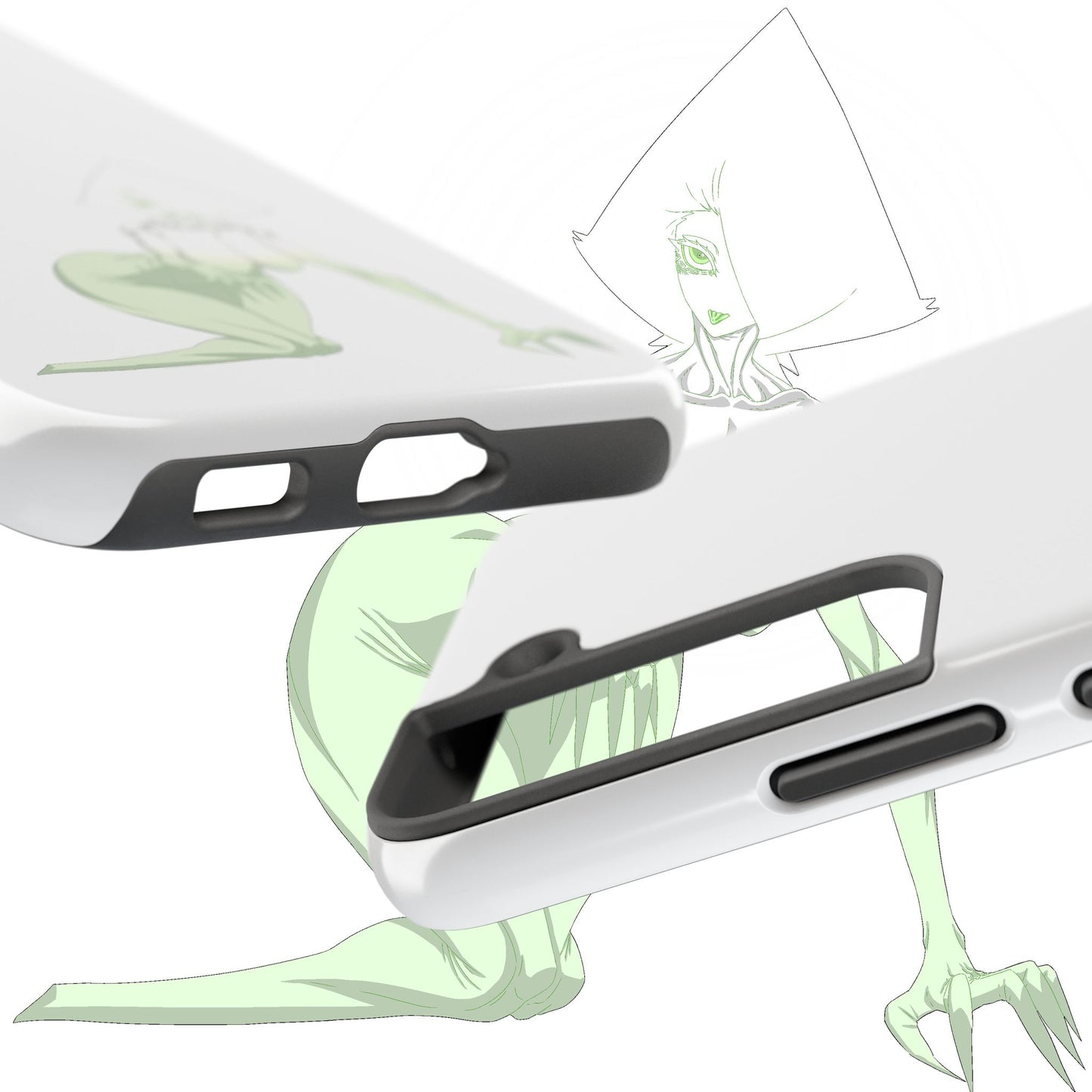 Tough Thicc Alien Girl Phone Cases