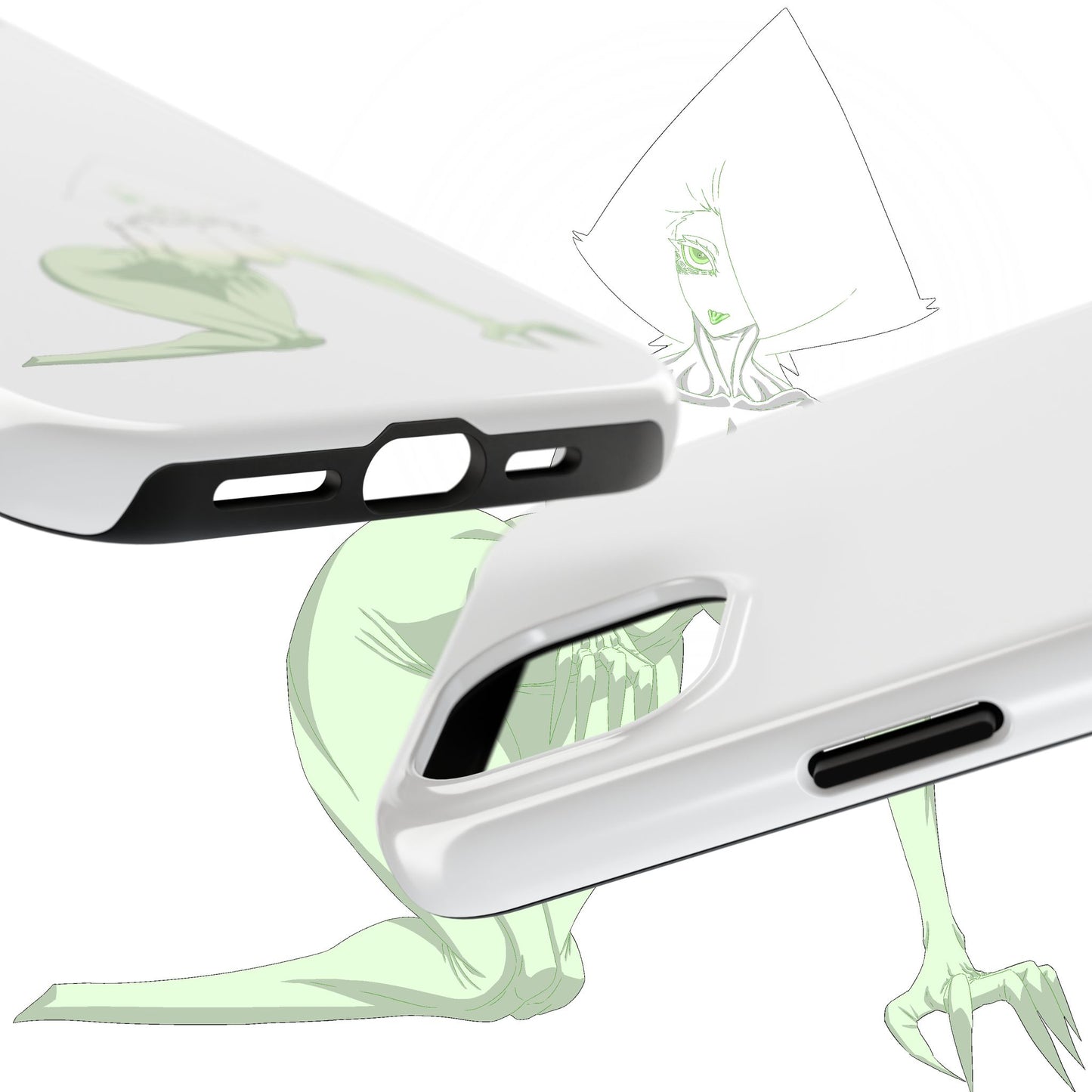 Tough Thicc Alien Girl Phone Cases