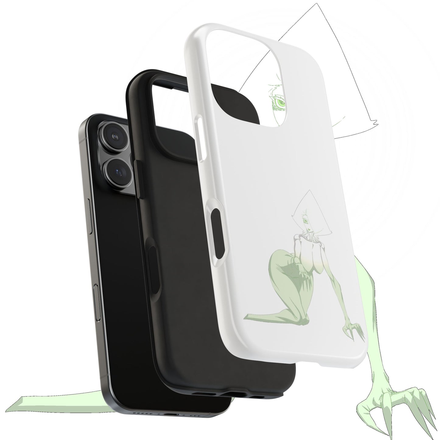 Tough Thicc Alien Girl Phone Cases