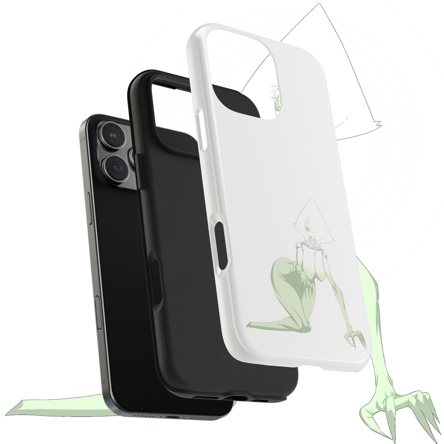 Tough Thicc Alien Girl Phone Cases