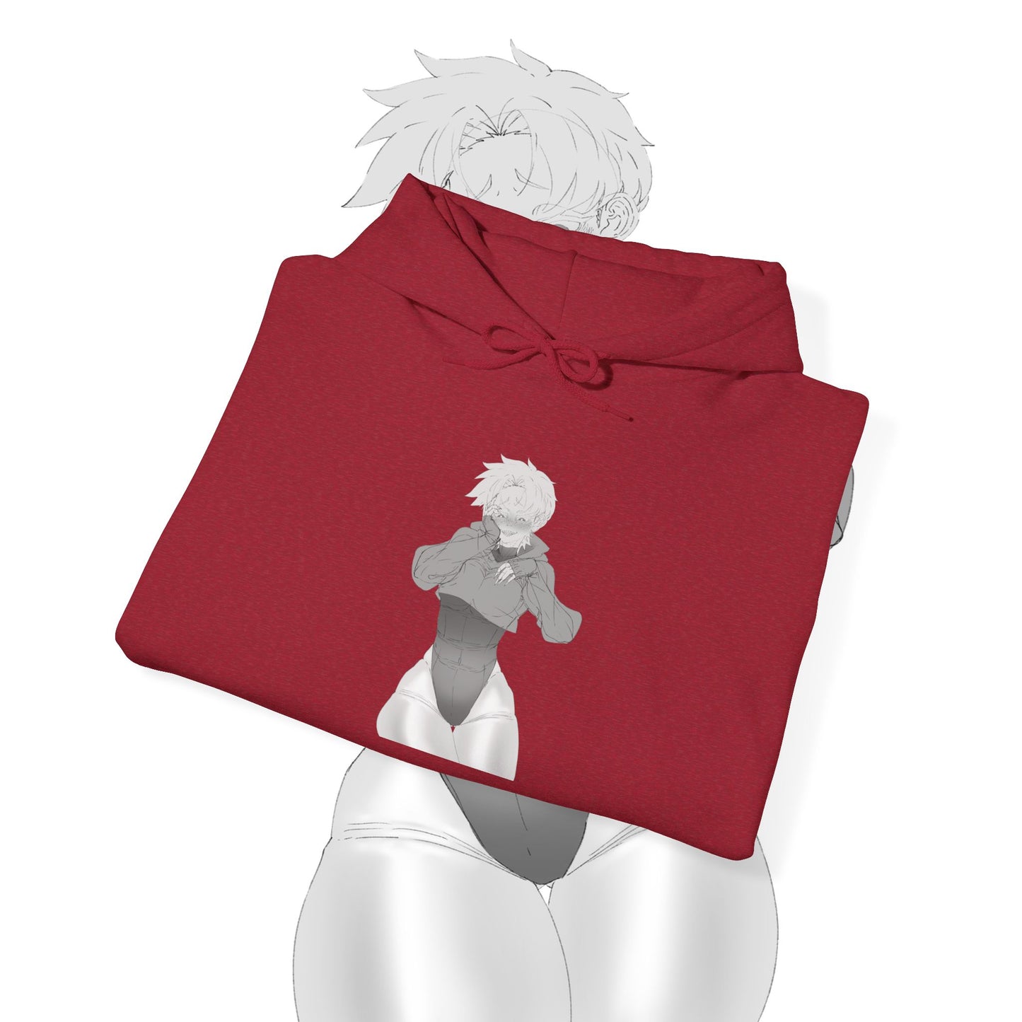 Unisex Heavy Blend™ Thicc Anime Girl Hooded