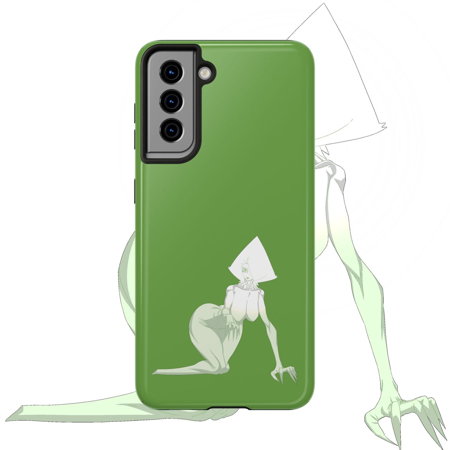 Tough Thicc Alien Girl Phone Cases