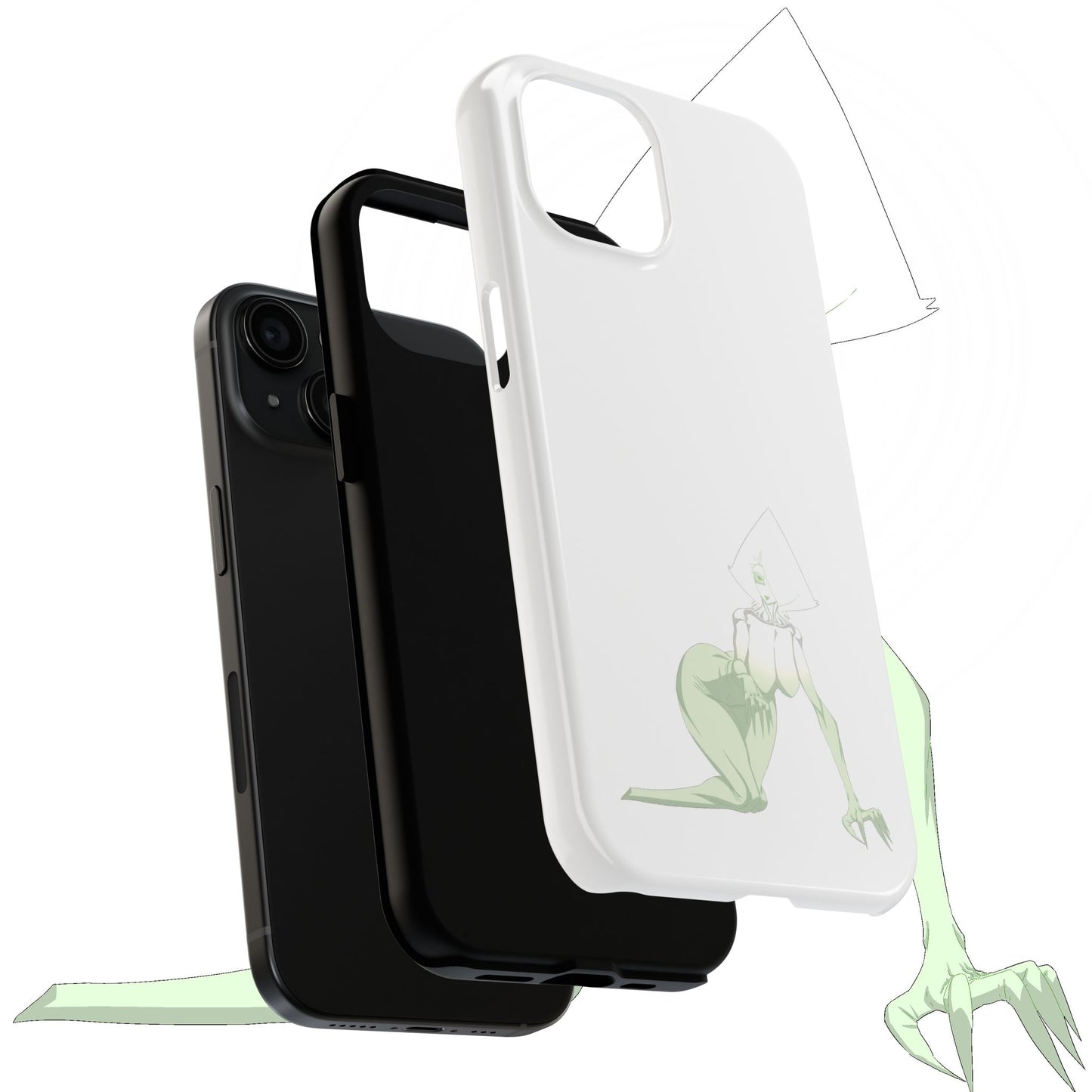 Tough Thicc Alien Girl Phone Cases