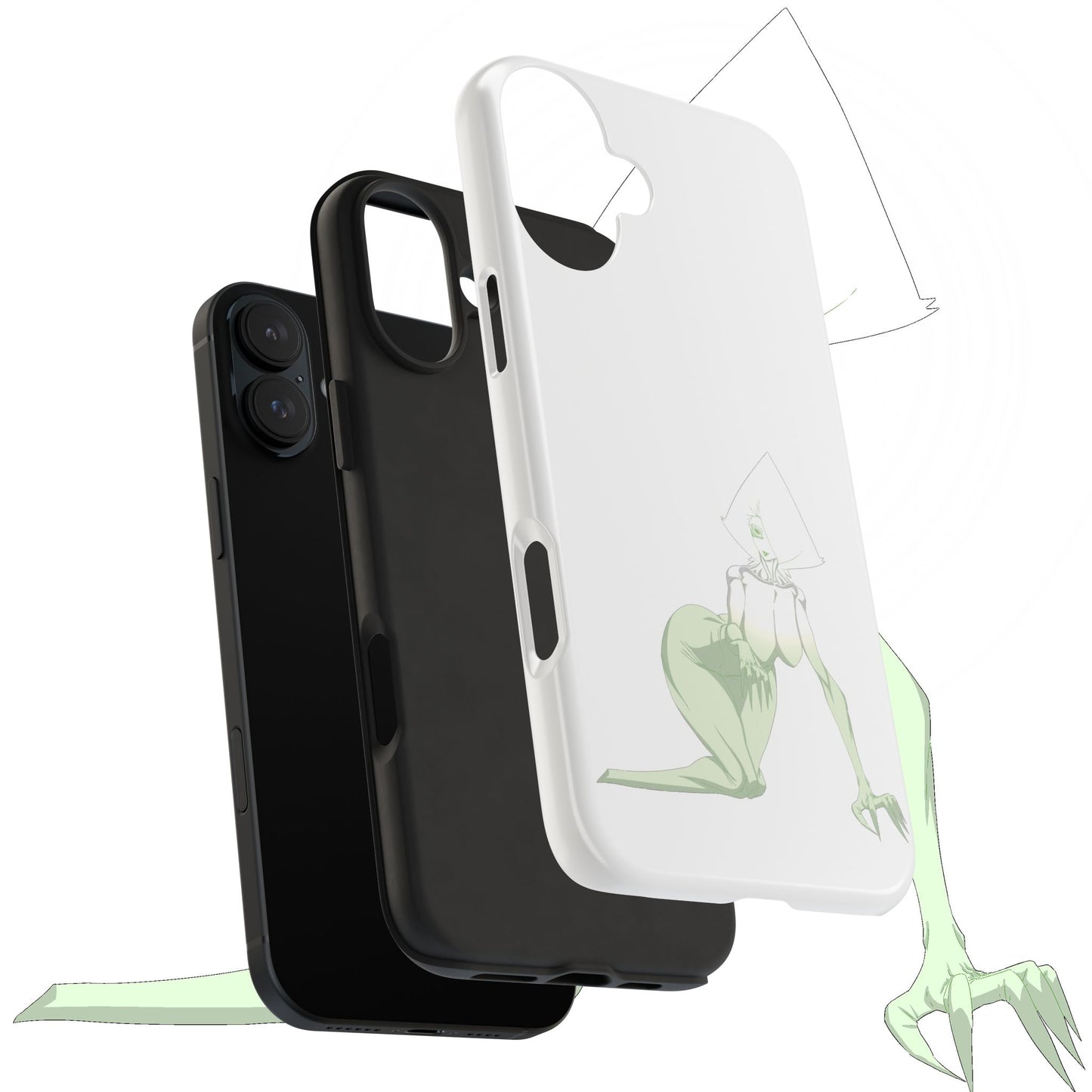 Tough Thicc Alien Girl Phone Cases