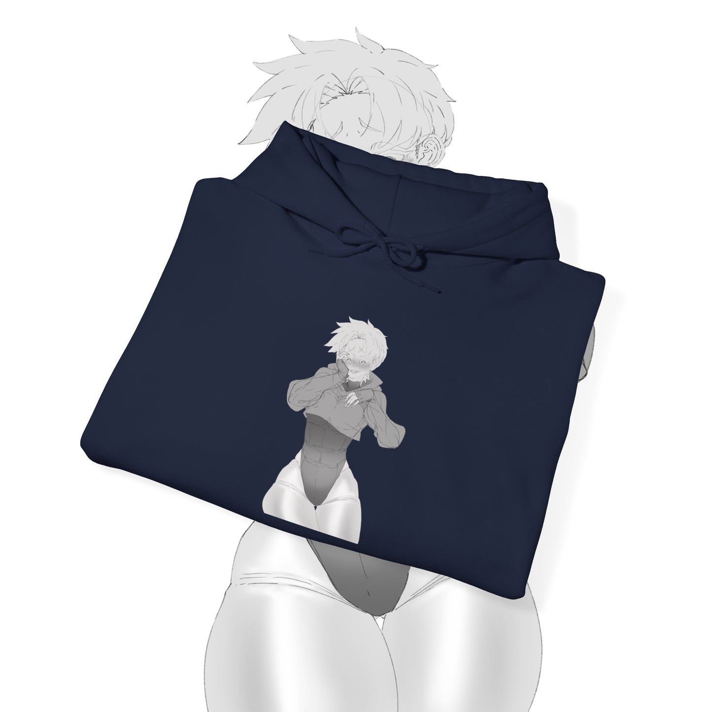 Unisex Heavy Blend™ Thicc Anime Girl Hooded