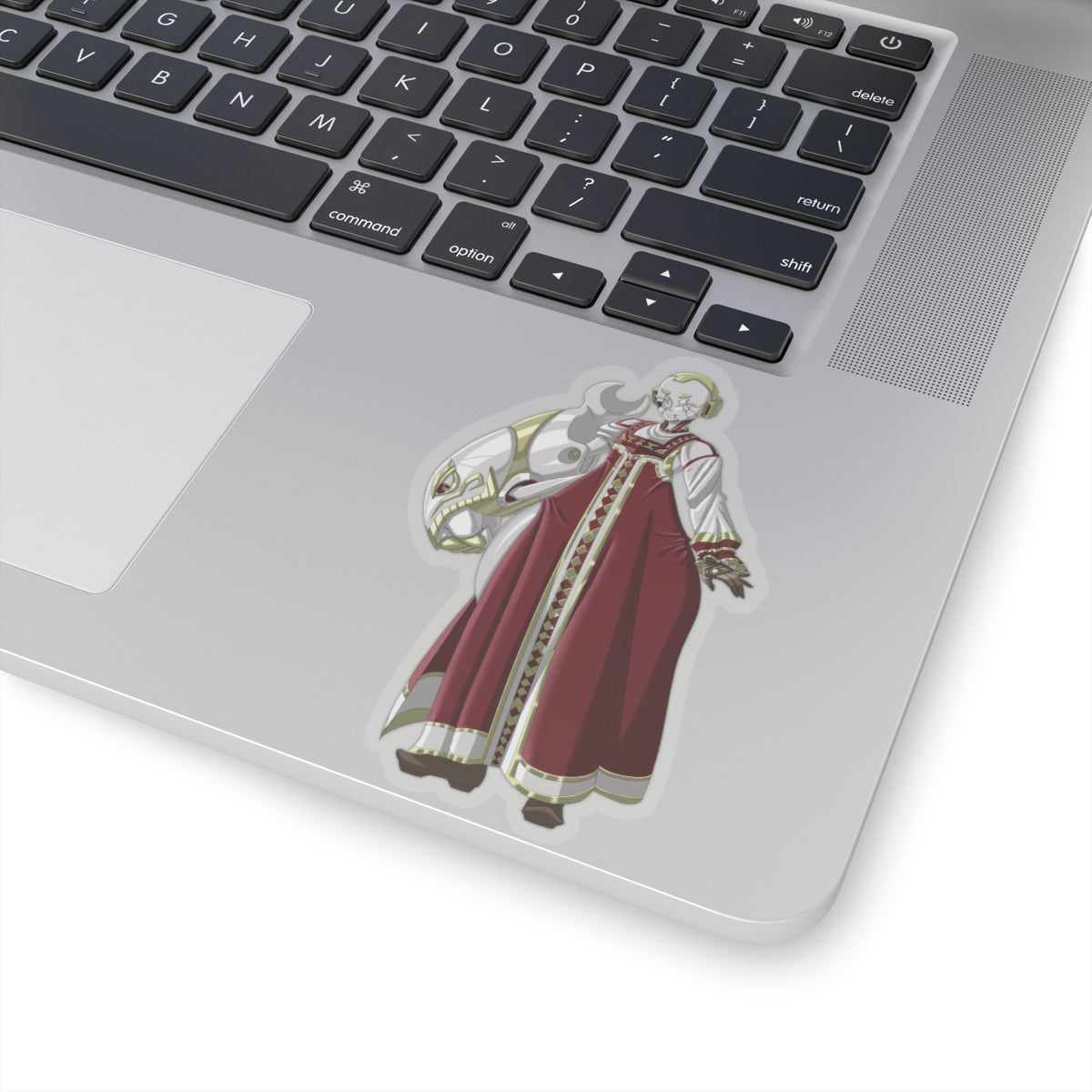 Kiss-Cut Thicc Robot Girl Carmine Stickers (Clothed Version)