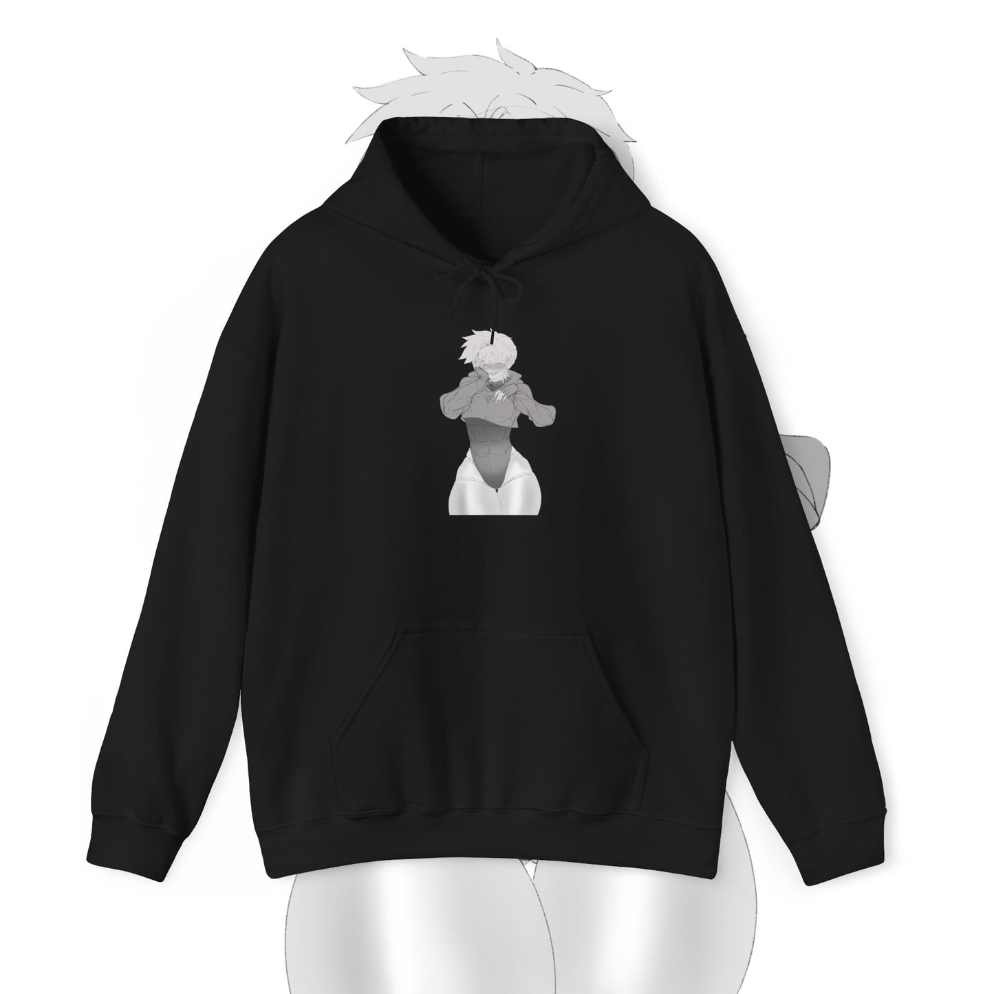 Unisex Heavy Blend™ Thicc Anime Girl Hooded