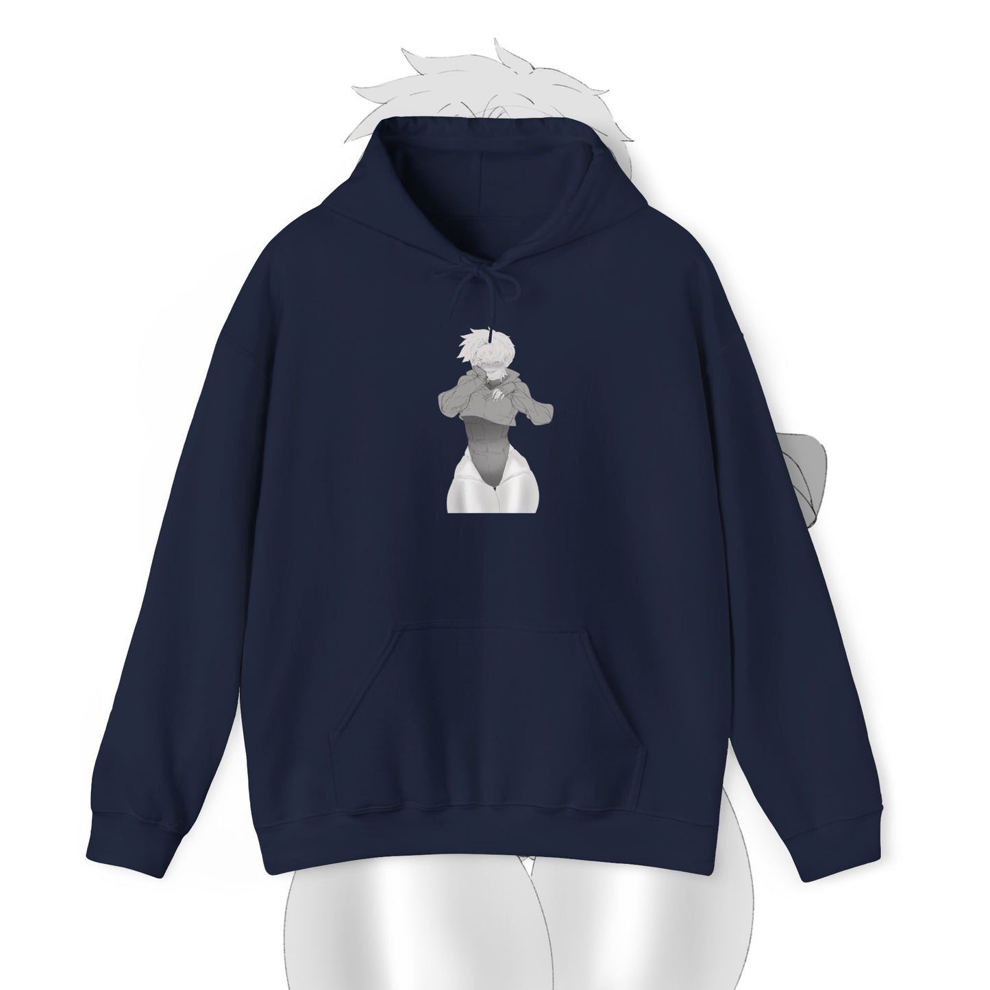 Unisex Heavy Blend™ Thicc Anime Girl Hooded