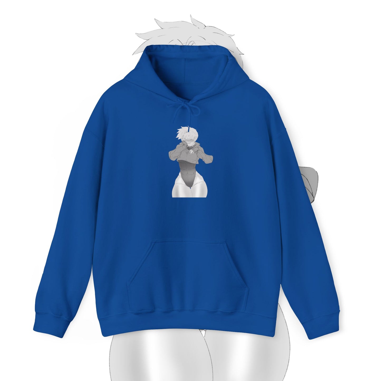 Unisex Heavy Blend™ Thicc Anime Girl Hooded