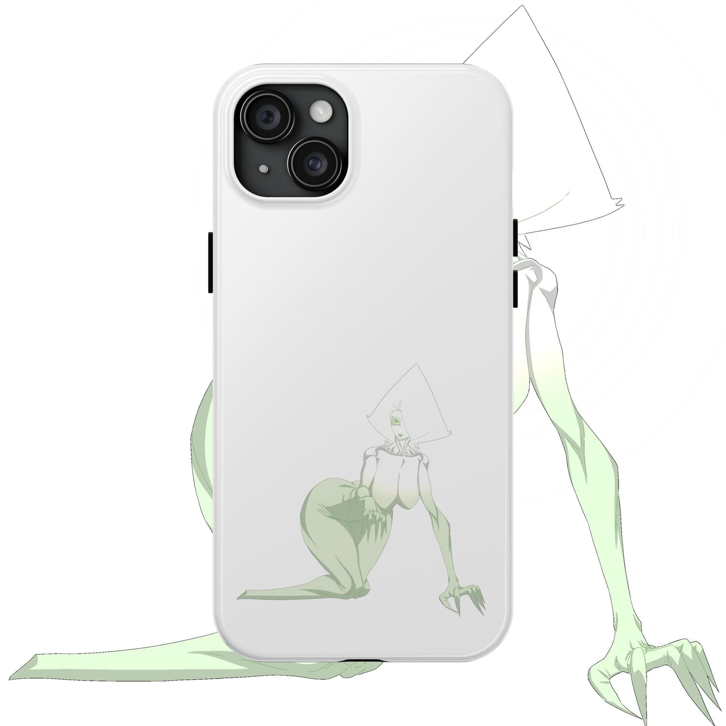 Tough Thicc Alien Girl Phone Cases