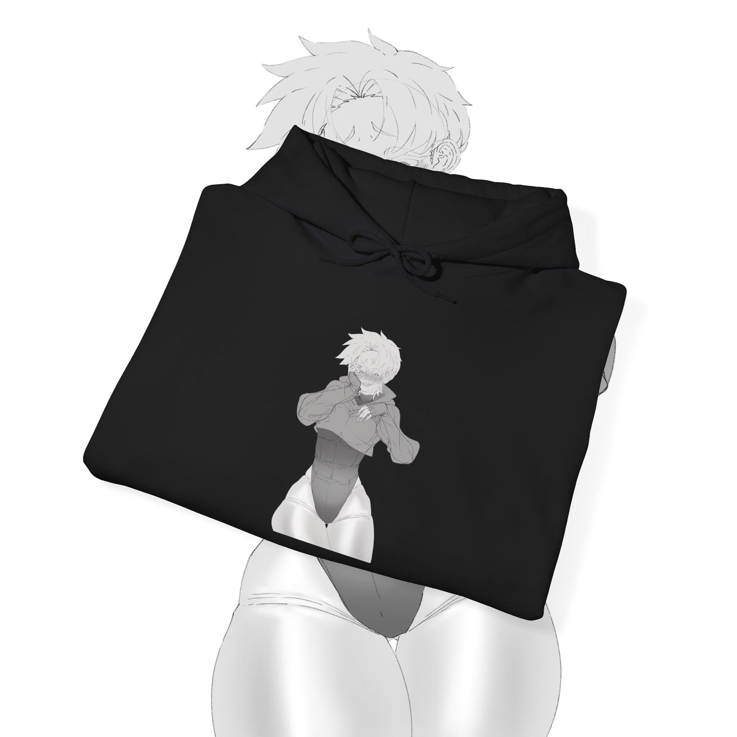 Unisex Heavy Blend™ Thicc Anime Girl Hooded
