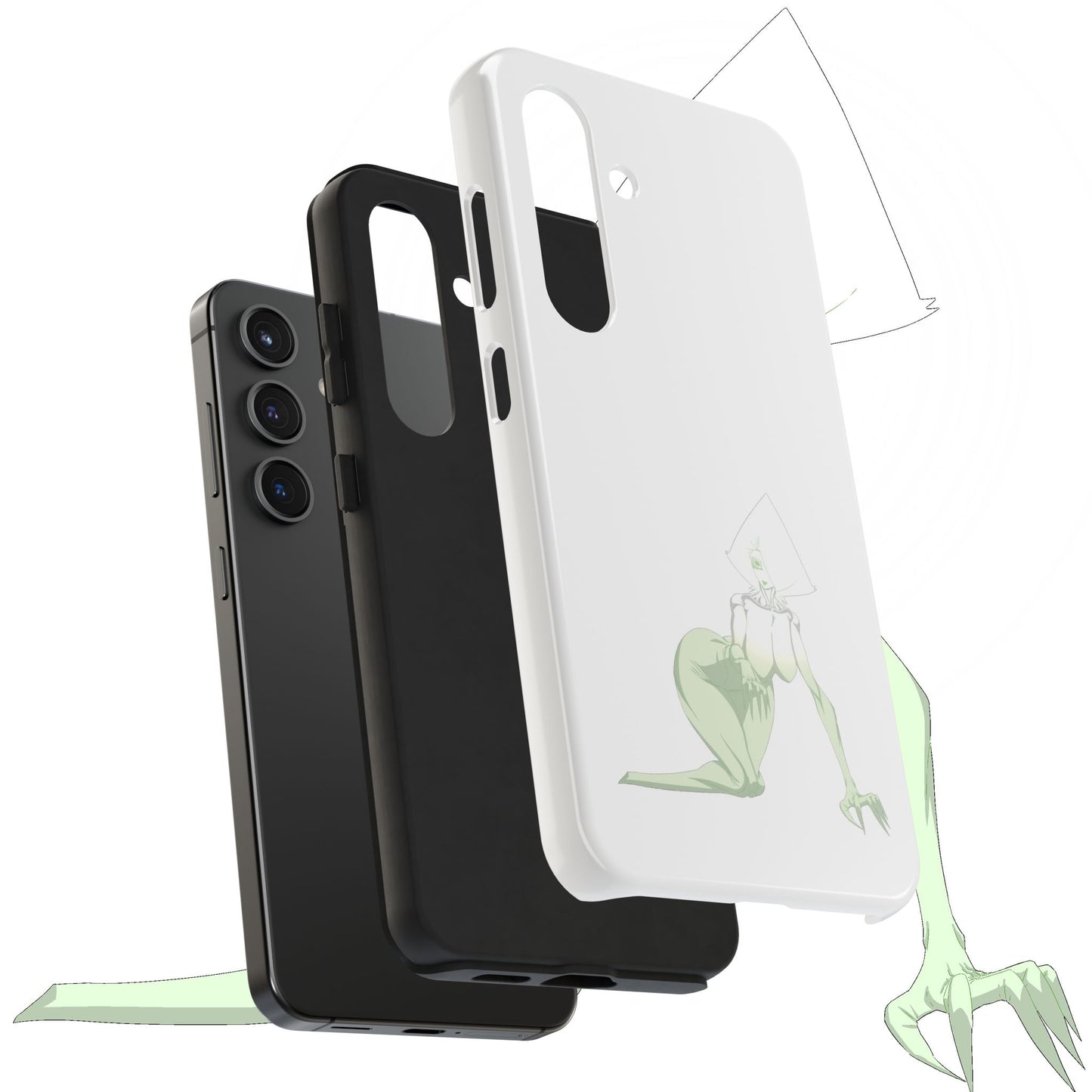Tough Thicc Alien Girl Phone Cases