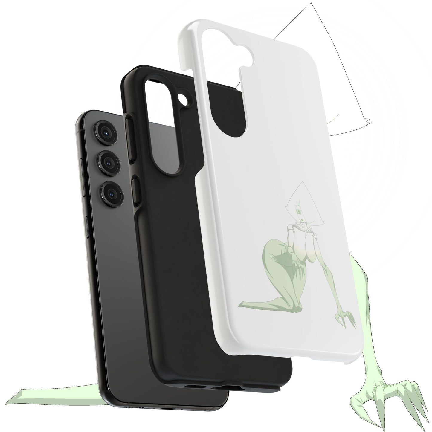 Tough Thicc Alien Girl Phone Cases
