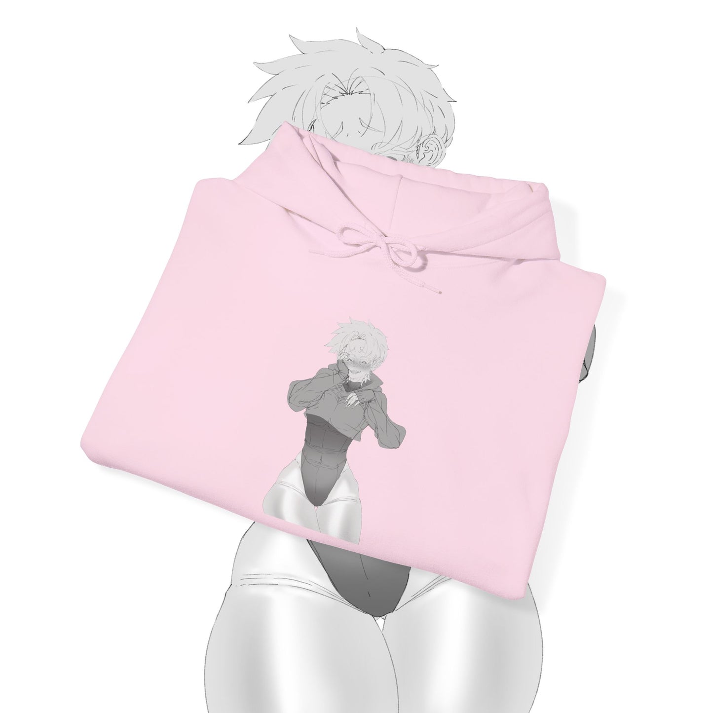Unisex Heavy Blend™ Thicc Anime Girl Hooded