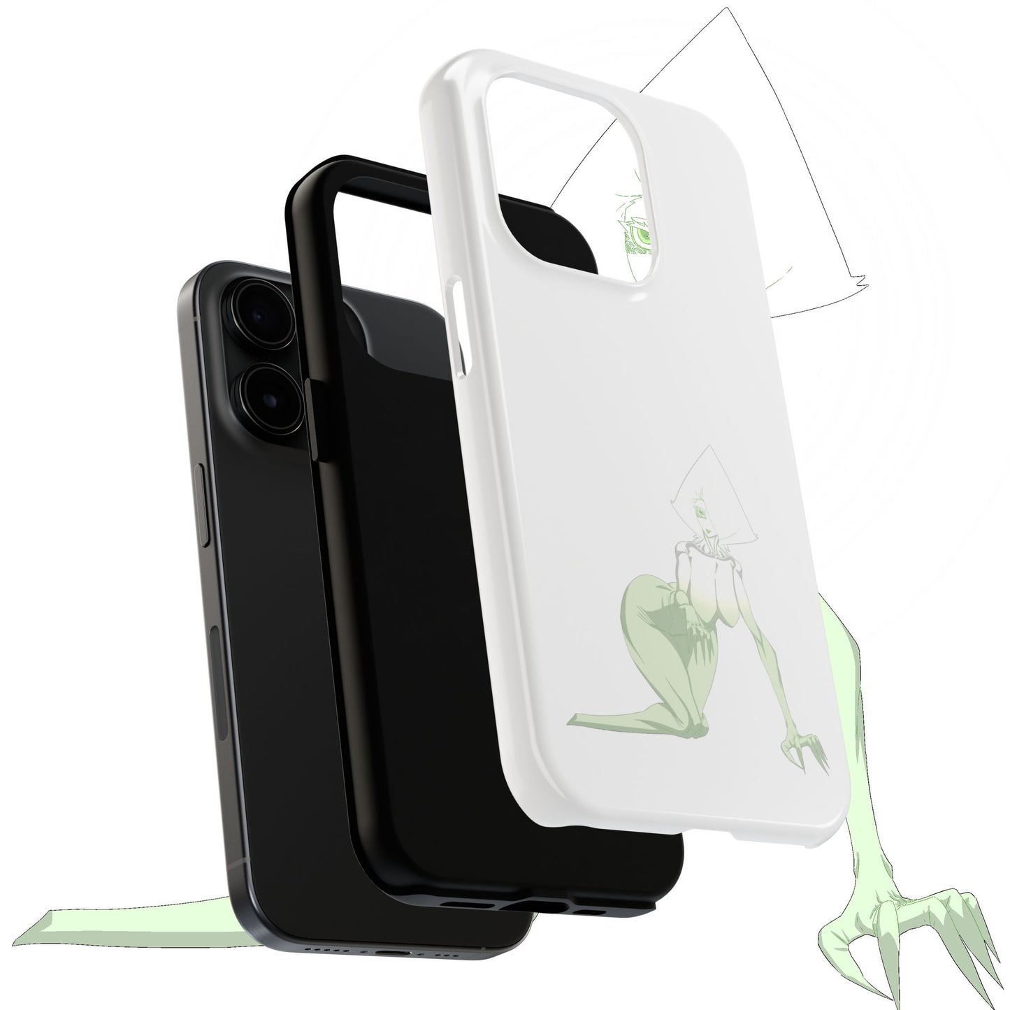 Tough Thicc Alien Girl Phone Cases