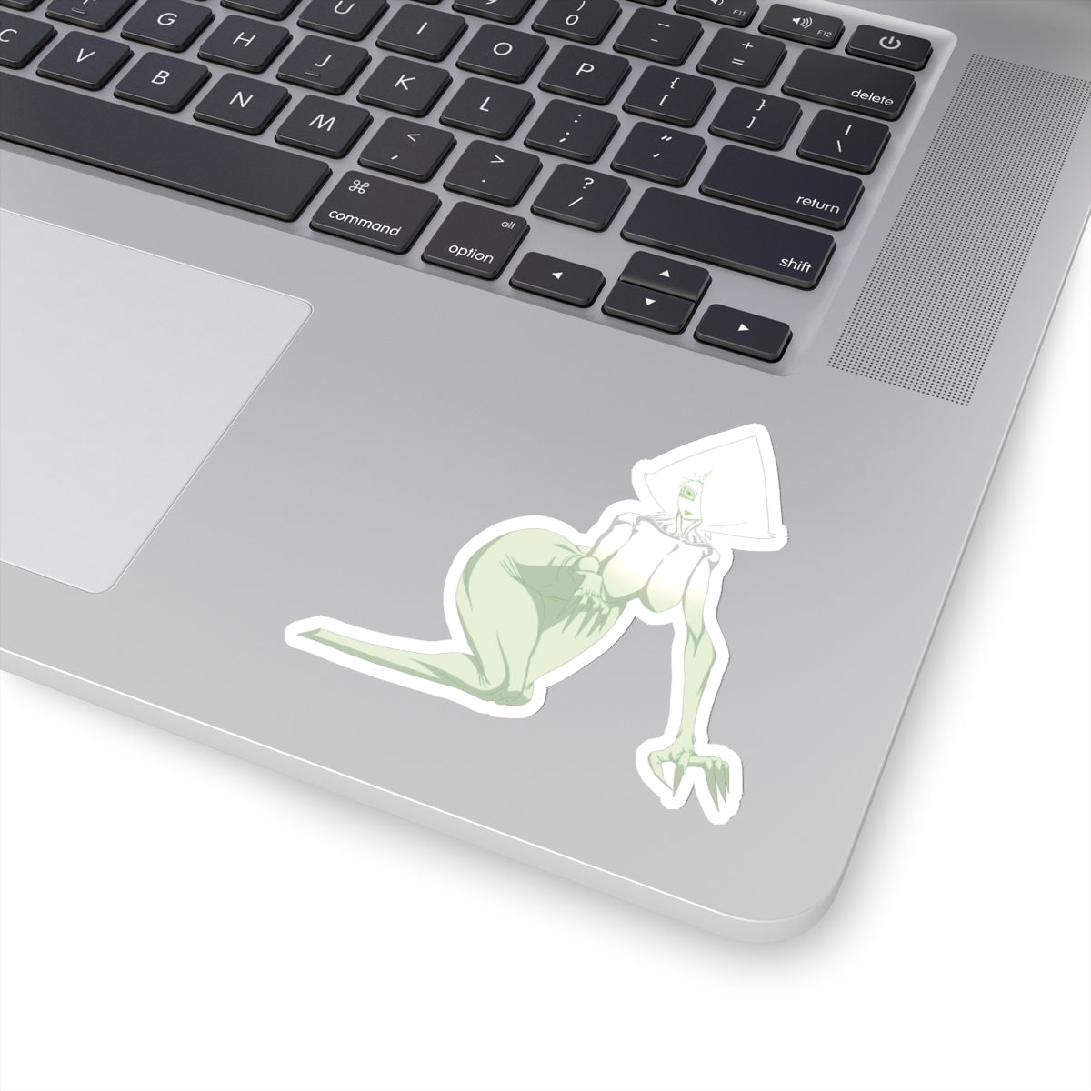 Kiss-Cut Thicc Alien Girl Stickers