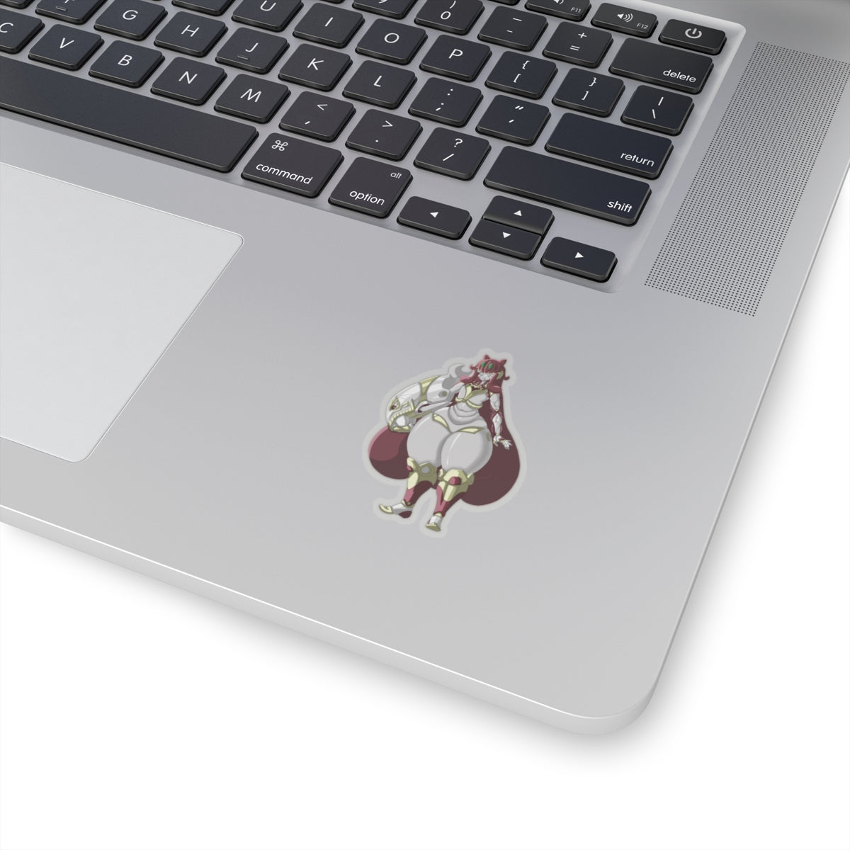 Kiss-Cut Thicc Robot Girl Carmine Stickers (Hair Version)