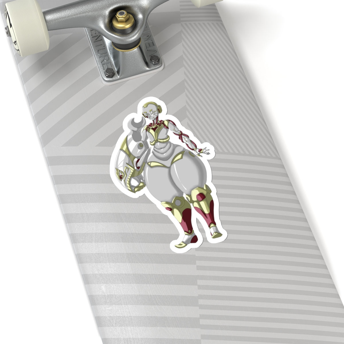 Kiss-Cut Thicc Robot Girl Carmine Stickers