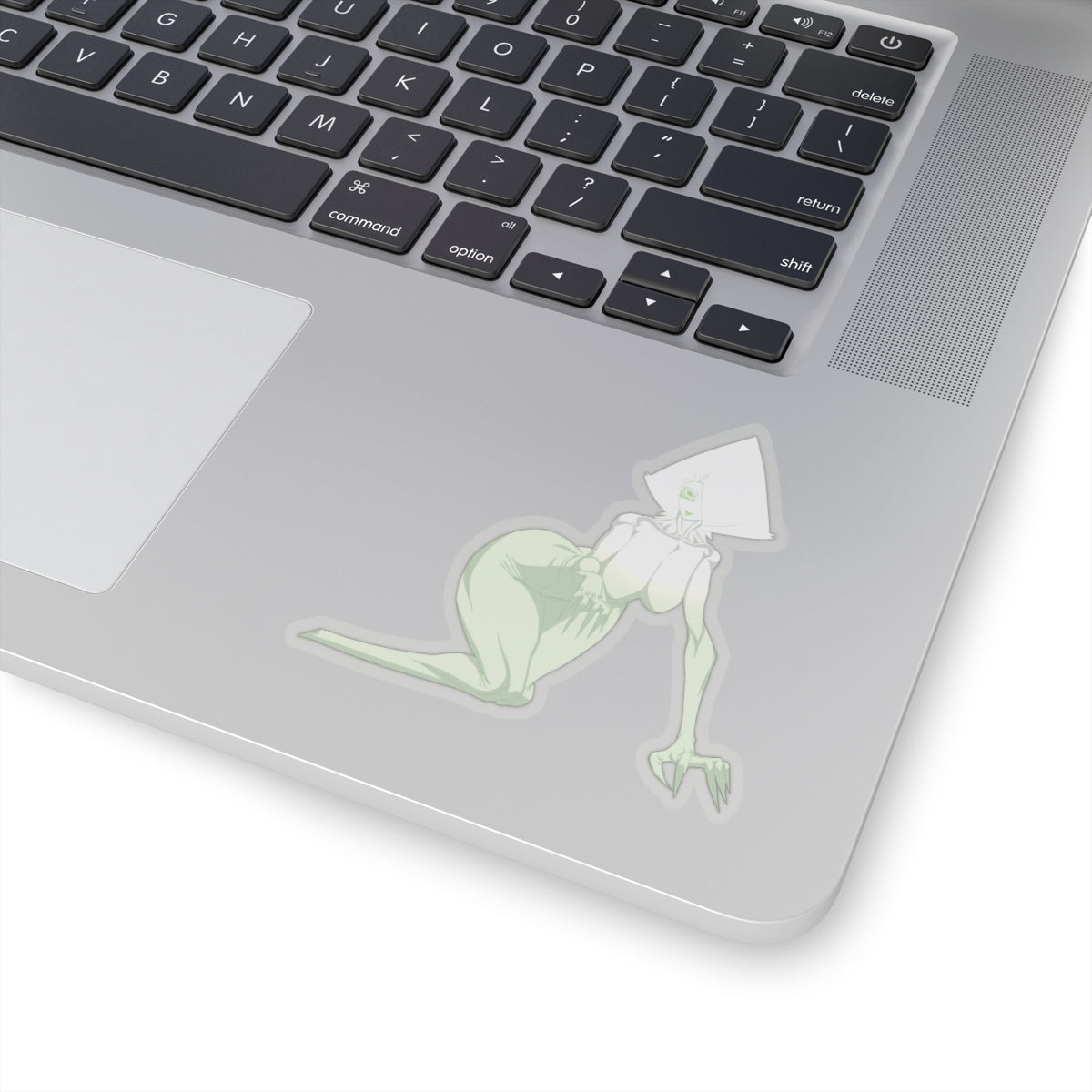 Kiss-Cut Thicc Alien Girl Stickers