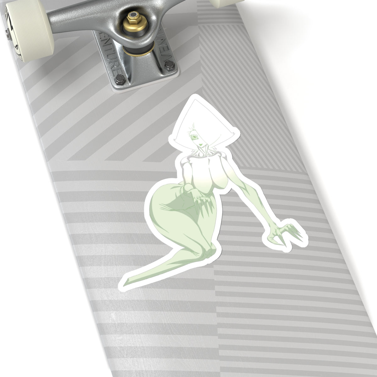 Kiss-Cut Thicc Alien Girl Stickers