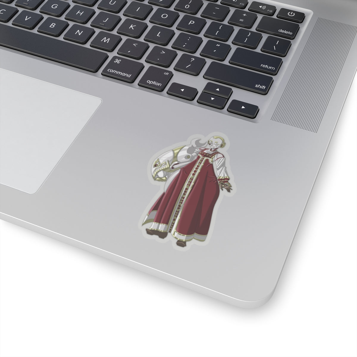 Kiss-Cut Thicc Robot Girl Carmine Stickers (Clothed Version)