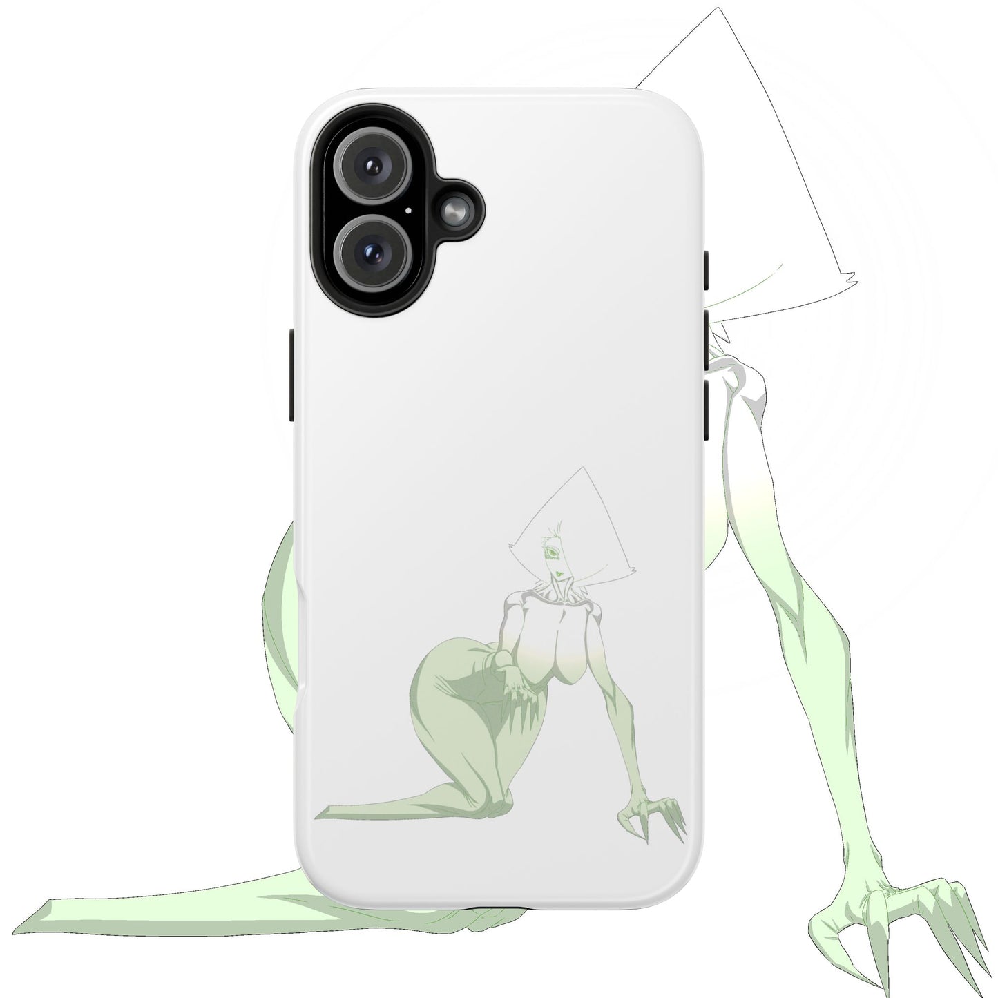 Tough Thicc Alien Girl Phone Cases