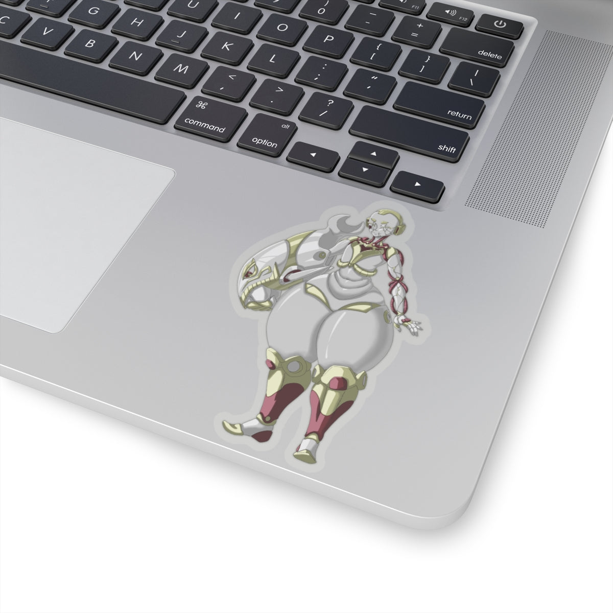 Kiss-Cut Thicc Robot Girl Carmine Stickers