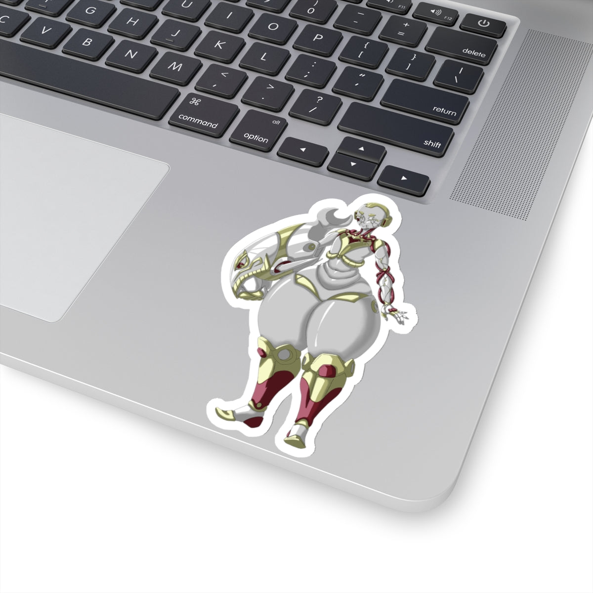 Kiss-Cut Thicc Robot Girl Carmine Stickers