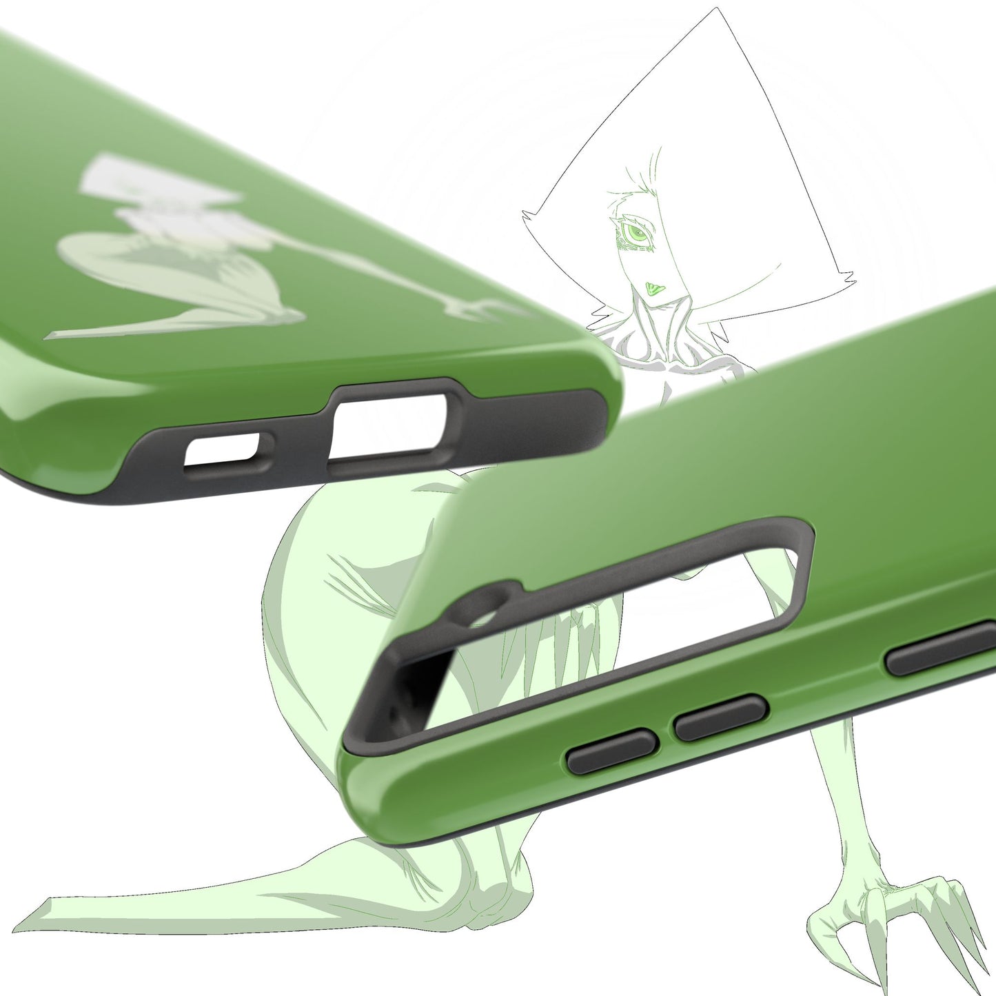 Tough Thicc Alien Girl Phone Cases