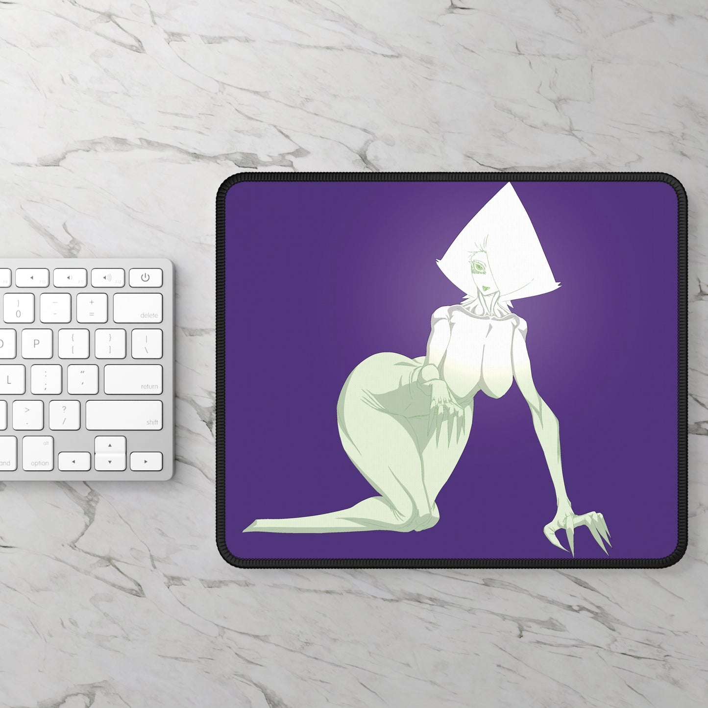 Thicc Alien Girl Gaming Mouse Pad