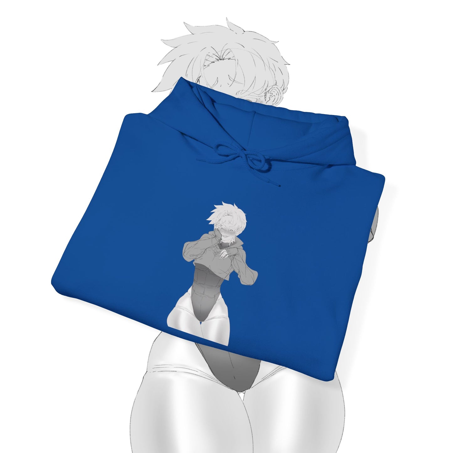 Unisex Heavy Blend™ Thicc Anime Girl Hooded