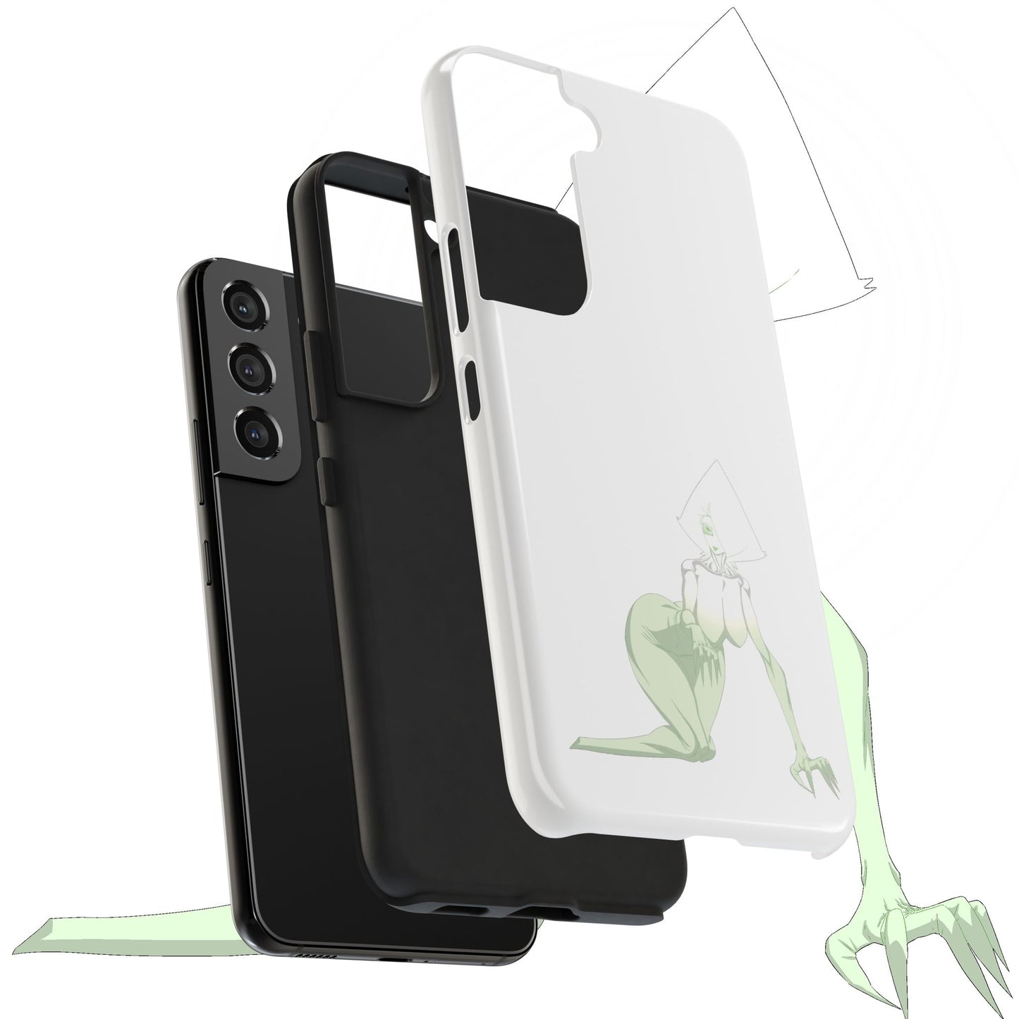 Tough Thicc Alien Girl Phone Cases