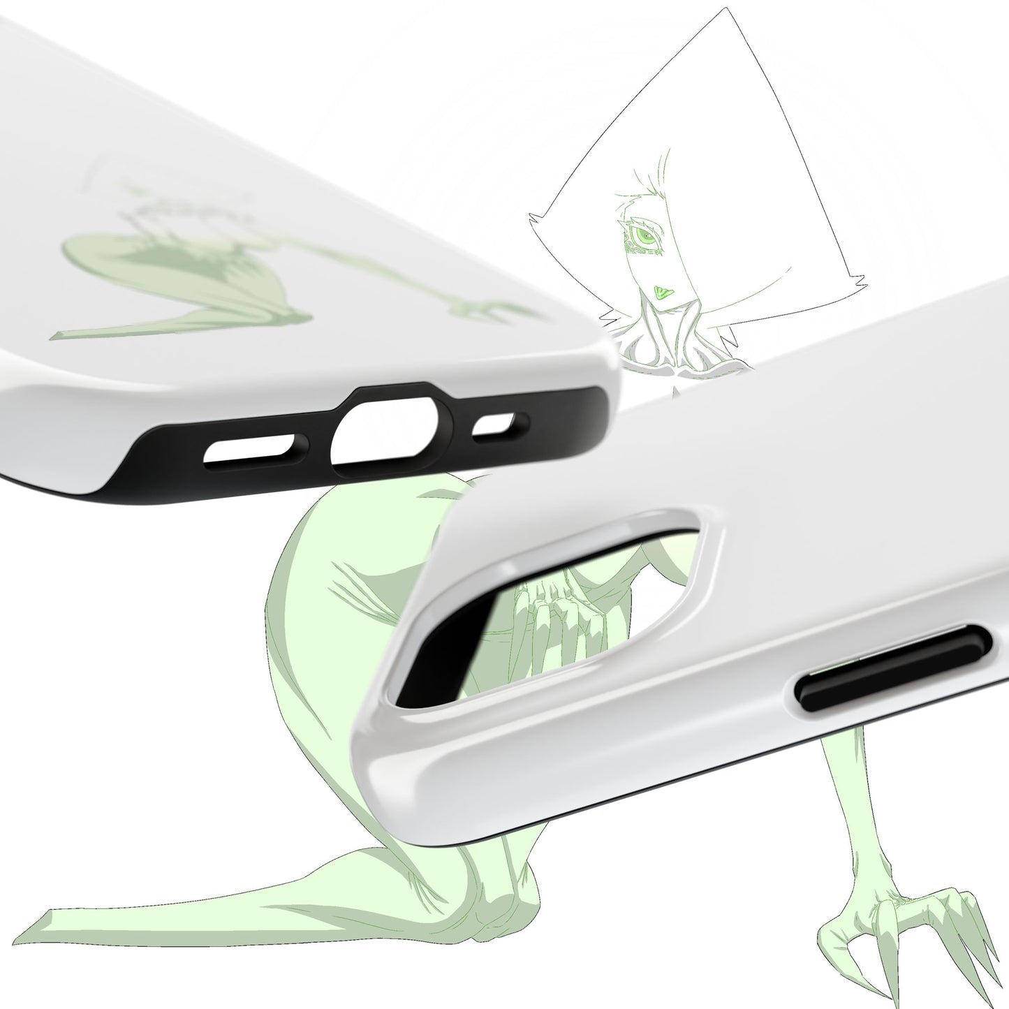 Tough Thicc Alien Girl Phone Cases